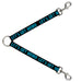 Dog Leash Splitter - LET'S GET WEIRD Weathered Black/Bright Blue Dog Leash Splitters Buckle-Down   