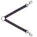 Dog Leash Splitter - Mini Stars Black/Pink/Blue/White Dog Leash Splitters Buckle-Down   