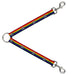 Dog Leash Splitter - Nautical Star Rainbow/White/Black Dog Leash Splitters Buckle-Down   