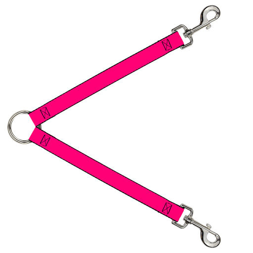 Dog Leash Splitter - Neon Pink Print Dog Leash Splitters Buckle-Down   