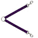 Dog Leash Splitter - Paisley Stars Black/Purple/White Dog Leash Splitters Buckle-Down   