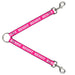 Dog Leash Splitter - RESIST Stencil Pink/White Dog Leash Splitters Buckle-Down   