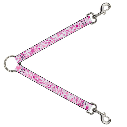 Dog Leash Splitter - Stargazer White/Pink Dog Leash Splitters Buckle-Down   