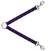 Dog Leash Splitter - Sleeve Skulls Black/Purple Dog Leash Splitters Buckle-Down   