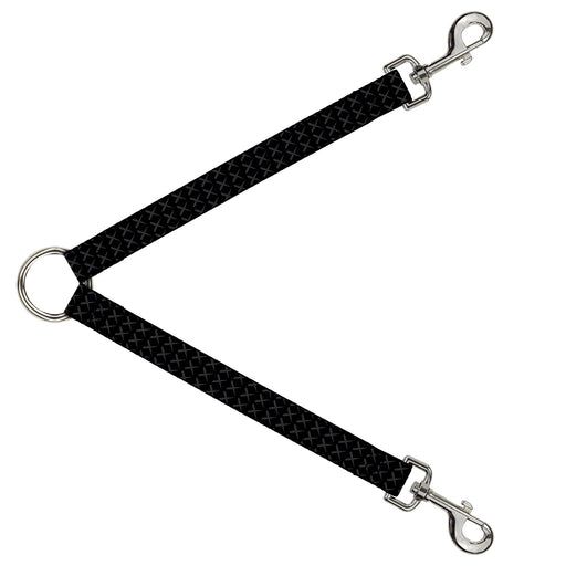 Dog Leash Splitter - Tread Plate Black/Gray Dog Leash Splitters Buckle-Down   