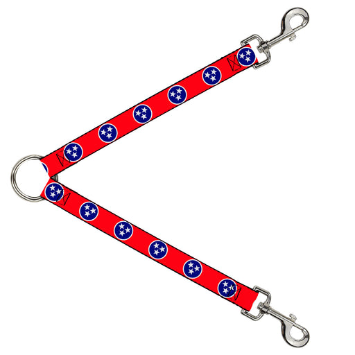 Dog Leash Splitter - Tennessee Flag Stars Red/White/Blue Dog Leash Splitters Buckle-Down   