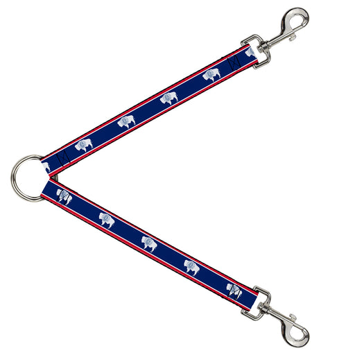 Dog Leash Splitter - Wyoming Flags Dog Leash Splitters Buckle-Down   