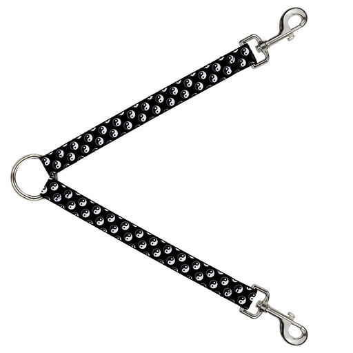 Dog Leash Splitter - Yin Yang Monogram Black/White Dog Leash Splitters Buckle-Down   