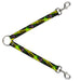 Dog Leash Splitter - Zombies Biohazard Black/Yellow/Green Dog Leash Splitters Buckle-Down   