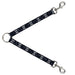 Dog Leash Splitter - Zodiac Gemini Symbol/Constellations Black/White Dog Leash Splitters Buckle-Down   