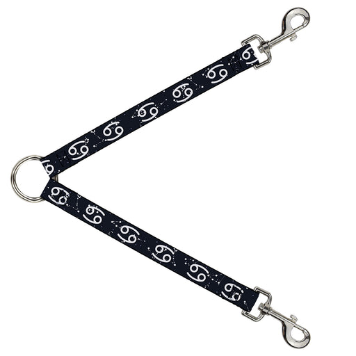 Dog Leash Splitter - Zodiac Cancer Symbol/Constellations Black/White Dog Leash Splitters Buckle-Down   