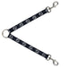 Dog Leash Splitter - Zodiac Cancer Symbol/Constellations Black/White Dog Leash Splitters Buckle-Down   