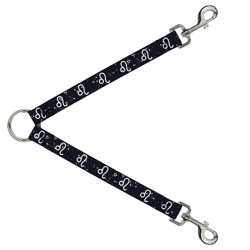 Dog Leash Splitter - Zodiac Leo Symbol/Constellations Black/White Dog Leash Splitters Buckle-Down   