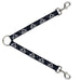 Dog Leash Splitter - Zodiac Libra Symbol/Constellations Black/White Dog Leash Splitters Buckle-Down   