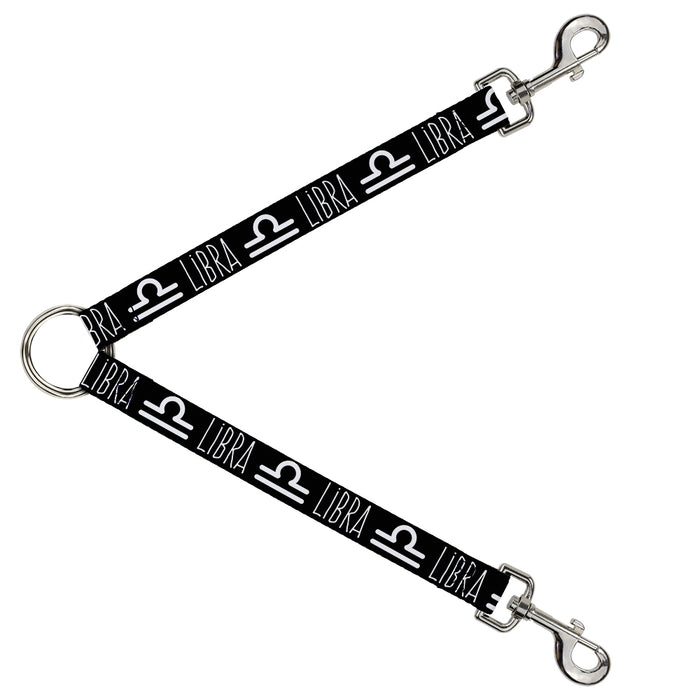 Dog Leash Splitter - Zodiac LIBRA/Symbol Black/White Dog Leash Splitters Buckle-Down   