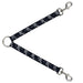 Dog Leash Splitter - Zodiac Scorpio Symbol/Constellations Black/White Dog Leash Splitters Buckle-Down   