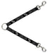 Dog Leash Splitter - Zodiac CAPRICORN/Symbol Black/White Dog Leash Splitters Buckle-Down   