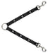 Dog Leash Splitter - Zodiac PISCES/Symbol Black/White Dog Leash Splitters Buckle-Down   