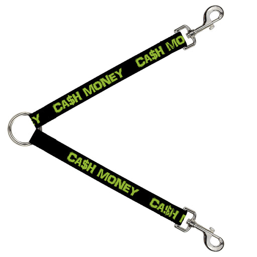 Dog Leash Splitter - CA$H MONEY Black/Green Dog Leash Splitters Buckle-Down   