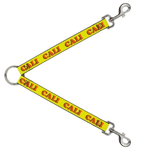 Dog Leash Splitter - CALI Yellow/Orange Dog Leash Splitters Buckle-Down   