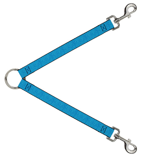 Dog Leash Splitter - Ditsy Floral Blue/Light Blue/White Dog Leash Splitters Buckle-Down   