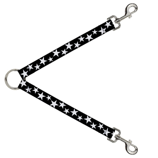 Dog Leash Splitter - Multi Stars Black/White/Black/White Outline Dog Leash Splitters Buckle-Down   