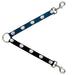 Dog Leash Splitter - Polar Bear Repeat Black/Blue Fade Dog Leash Splitters Buckle-Down   