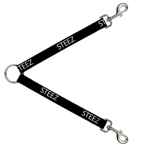 Dog Leash Splitter - STEEZ 3-D Black/White Dog Leash Splitters Buckle-Down   