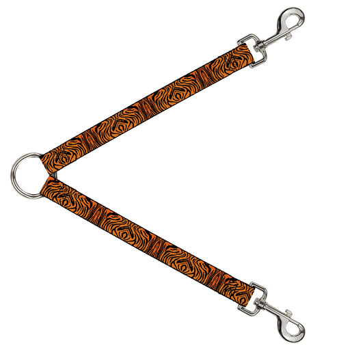Dog Leash Splitter - Tiger2 Orange Black Dog Leash Splitters Buckle-Down   