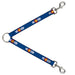 Dog Leash Splitter - Colorado Logo/Skis Blue/White/Red/Yellow Dog Leash Splitters Buckle-Down   