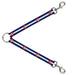 Dog Leash Splitter - Colorado Flags6 Repeat Blue/White/Pink/Yellow Dog Leash Splitters Buckle-Down   