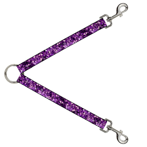 Dog Leash Splitter - Crystals Purples Dog Leash Splitters Buckle-Down   