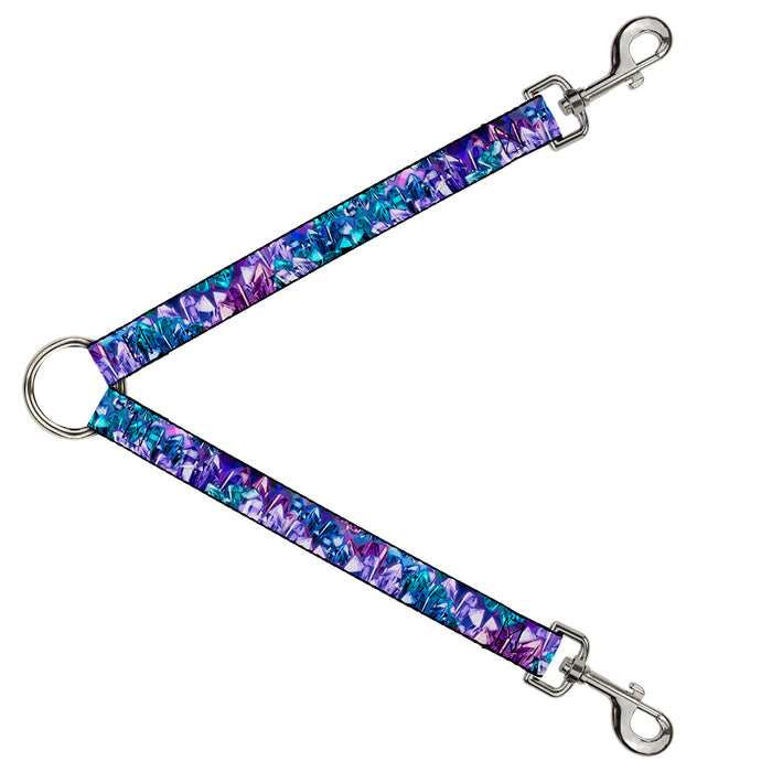 Dog Leash Splitter - Crystals2 Blues/Purples Dog Leash Splitters Buckle-Down   