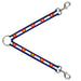 Dog Leash Splitter - Colorado Heart Blue/White/Red/Yellow Dog Leash Splitters Buckle-Down   