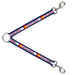 Dog Leash Splitter - Colorado CASTLE ROCK Flag Blue/White/Red/Yellows Dog Leash Splitters Buckle-Down   