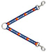 Dog Leash Splitter - Colorado BOULDER Flag Blue/White/Red/Yellow Dog Leash Splitters Buckle-Down   