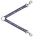 Dog Leash Splitter - Colorado BEAVER CREEK Flag Blue/White/Red/Yellow Dog Leash Splitters Buckle-Down   