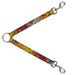 Dog Leash Splitter - Swirl Mix Gray/Multi Color Dog Leash Splitters Buckle-Down   