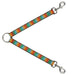 Dog Leash Splitter - Scribble Zarape Fade Brown/Multi Color Dog Leash Splitters Buckle-Down   