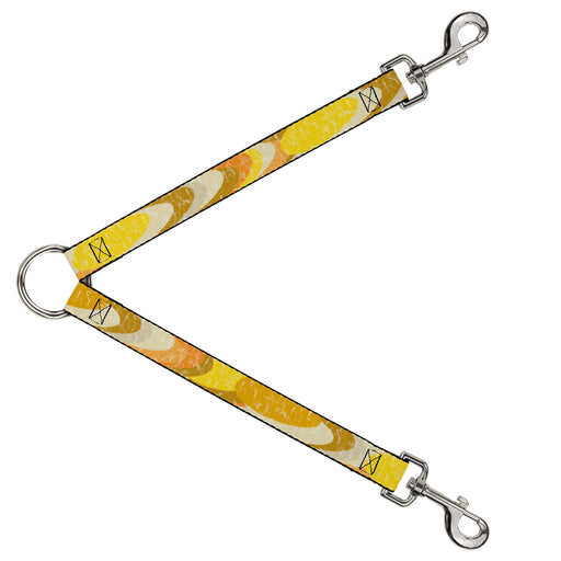 Dog Leash Splitter - Spots Stacked Weathered Yellows/Browns Dog Leash Splitters Buckle-Down   