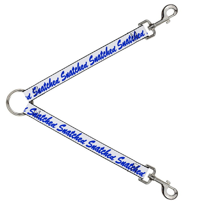 Dog Leash Splitter - SNATCHED Script  White/Blue Dog Leash Splitters Buckle-Down   