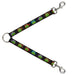 Dog Leash Splitter - Classic TMNT Expessions Battle Gear Gray Multi Color Dog Leash Splitters Nickelodeon   