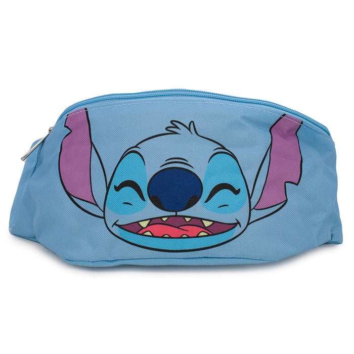 Buckle-Down Disney Bag, Fanny Pack, Lilo and Stitch, Stitch Expressions Wave Striping, Multi Color, Canvas, Adult Unisex, Size: One Size
