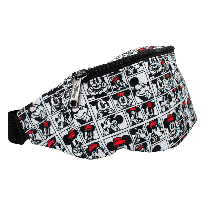 Fanny Pack - Mickey and Minnie Expression Blocks White Black Red Fanny Packs Disney   