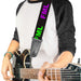 Guitar Strap - FML Black/Yellow/Green/Purple Guitar Straps Buckle-Down   