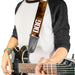 Guitar Strap - ONE OF US IS A DIRTY DOG/Fur Brown/White Guitar Straps Buckle-Down   