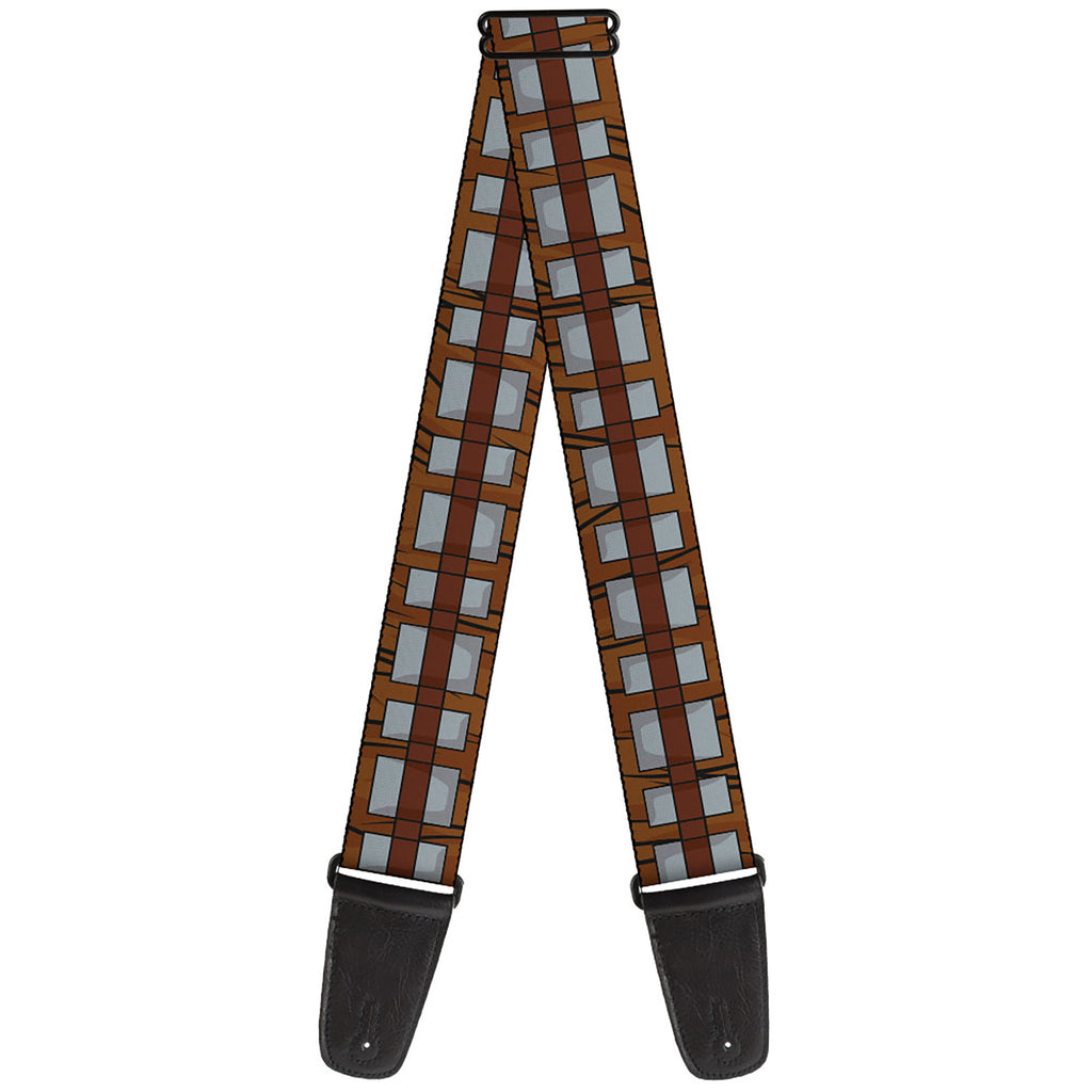 Guitar Strap - Star Wars Chewbacca Bandolier Bounding Browns/Gray —  Buckle-Down