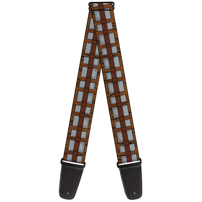 Guitar Strap - Star Wars Chewbacca Bandolier Bounding Browns/Gray —  Buckle-Down