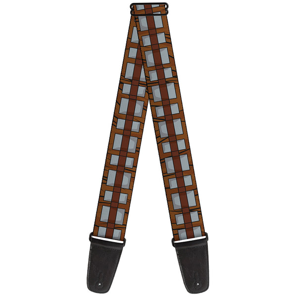 Guitar Strap - Star Wars Chewbacca Bandolier Bounding2 Browns — Buckle-Down