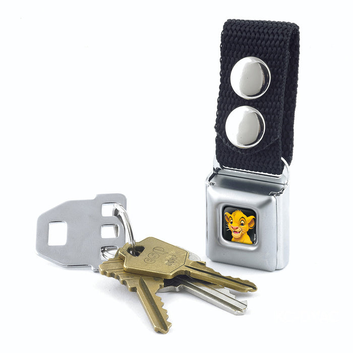 Keychain - Simba2 CLOSE-UP Full Color Keychains Disney   